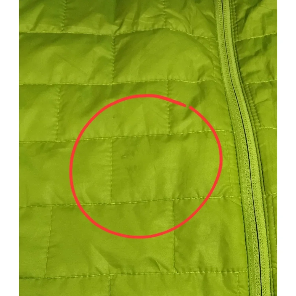 Patagonia Nano Puff Vest Men's XL Lime Green Insulated Active Wear #Z5766